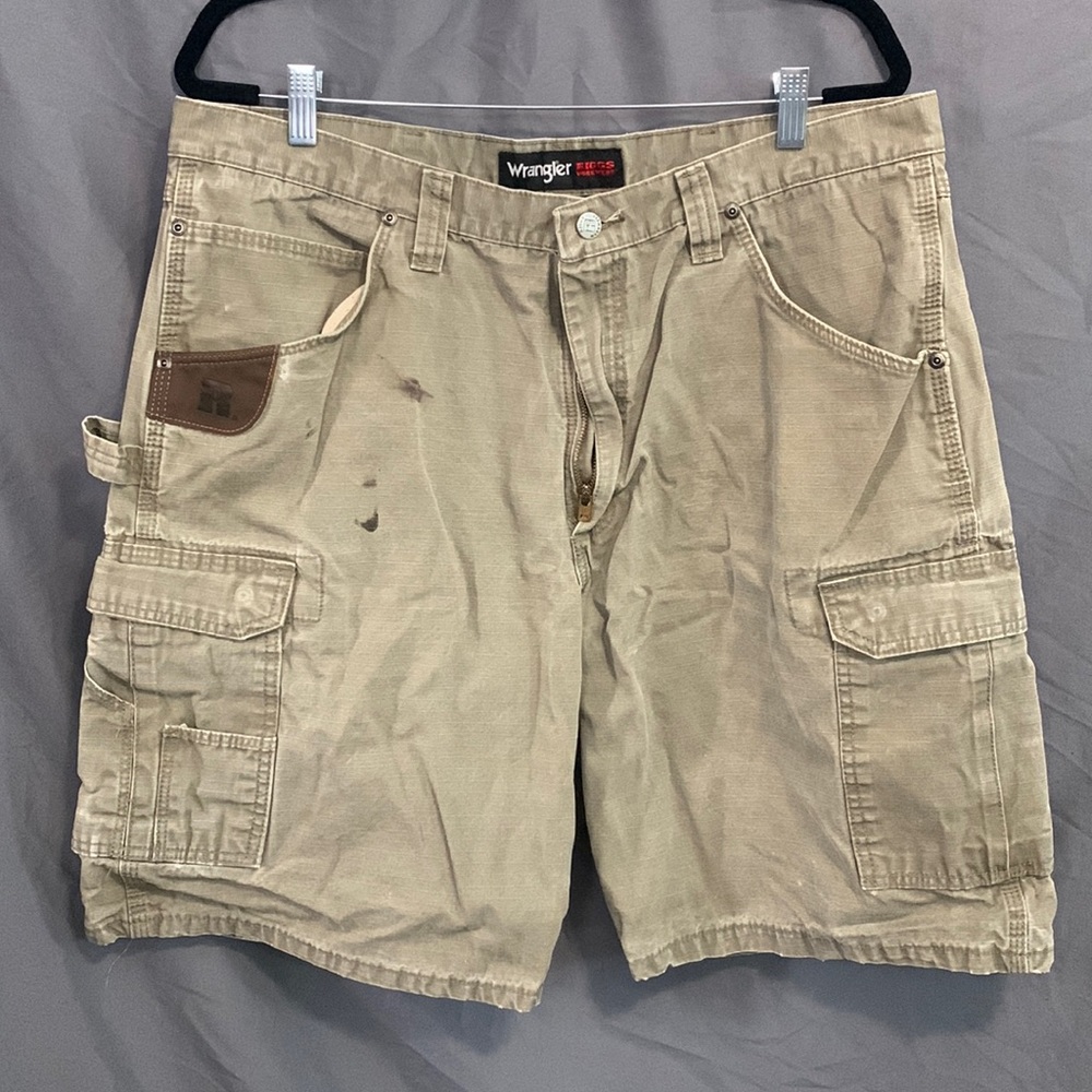 Wrangler Riggs Workwear Cargo Shorts Size 38